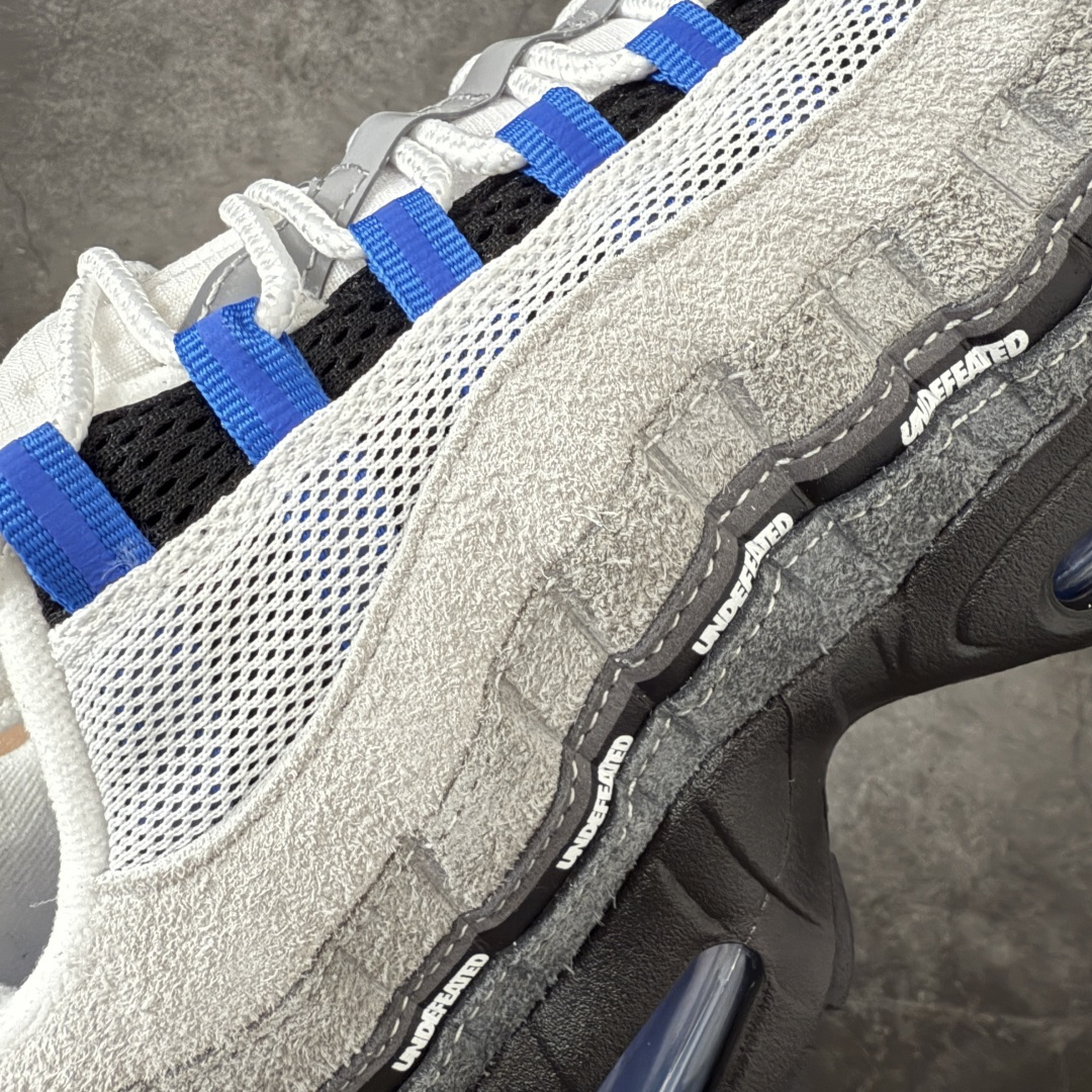 UNDEFEATED x Nike Air Max 95 OG Big Bubble 灰蓝色气垫跑鞋货号