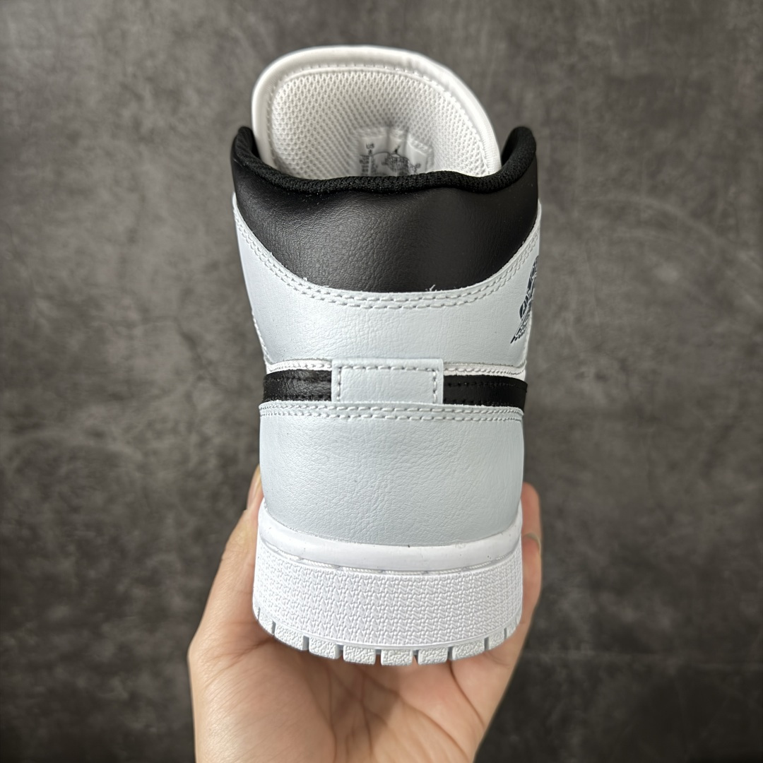Air Jordan AJ1 Mid 中帮 白黑绿DQ8426-002终端优势供应 市面中低帮最具代表性