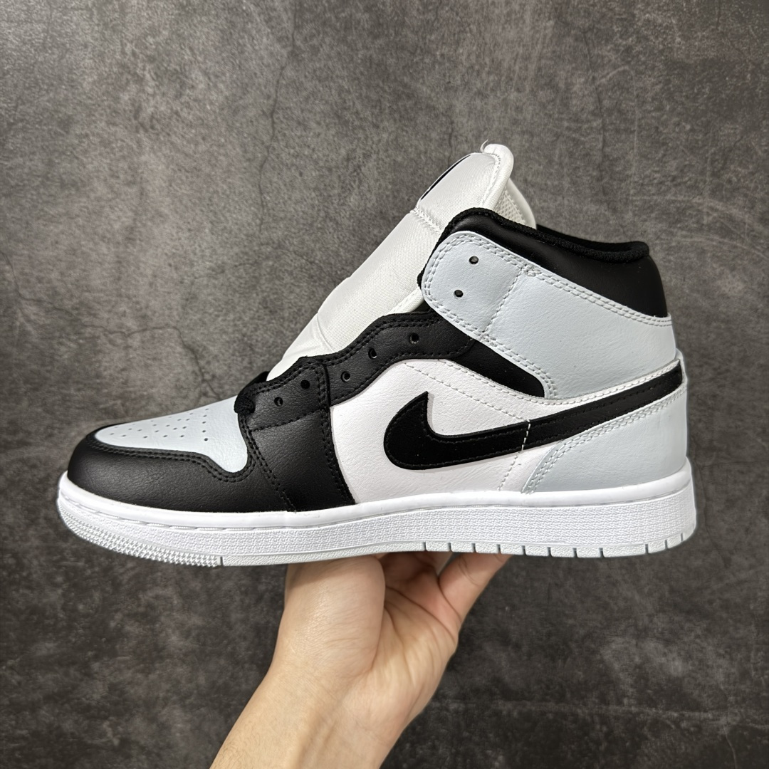 Air Jordan AJ1 Mid 中帮 白黑绿DQ8426-002终端优势供应 市面中低帮最具代表性