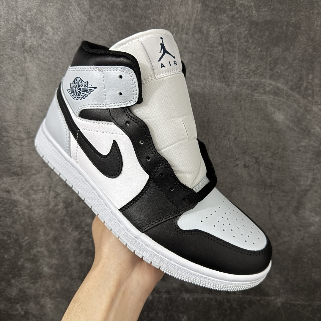 Air Jordan AJ1 Mid 中帮 白黑绿DQ8426-002终端优势供应 市面中低帮最具代表性