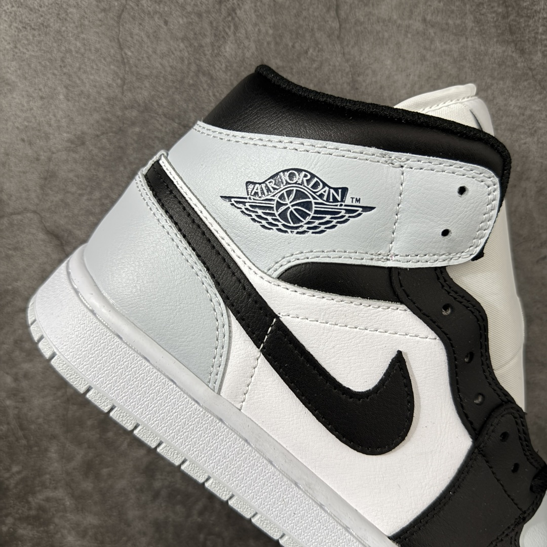 Air Jordan AJ1 Mid 中帮 白黑绿DQ8426-002终端优势供应 市面中低帮最具代表性