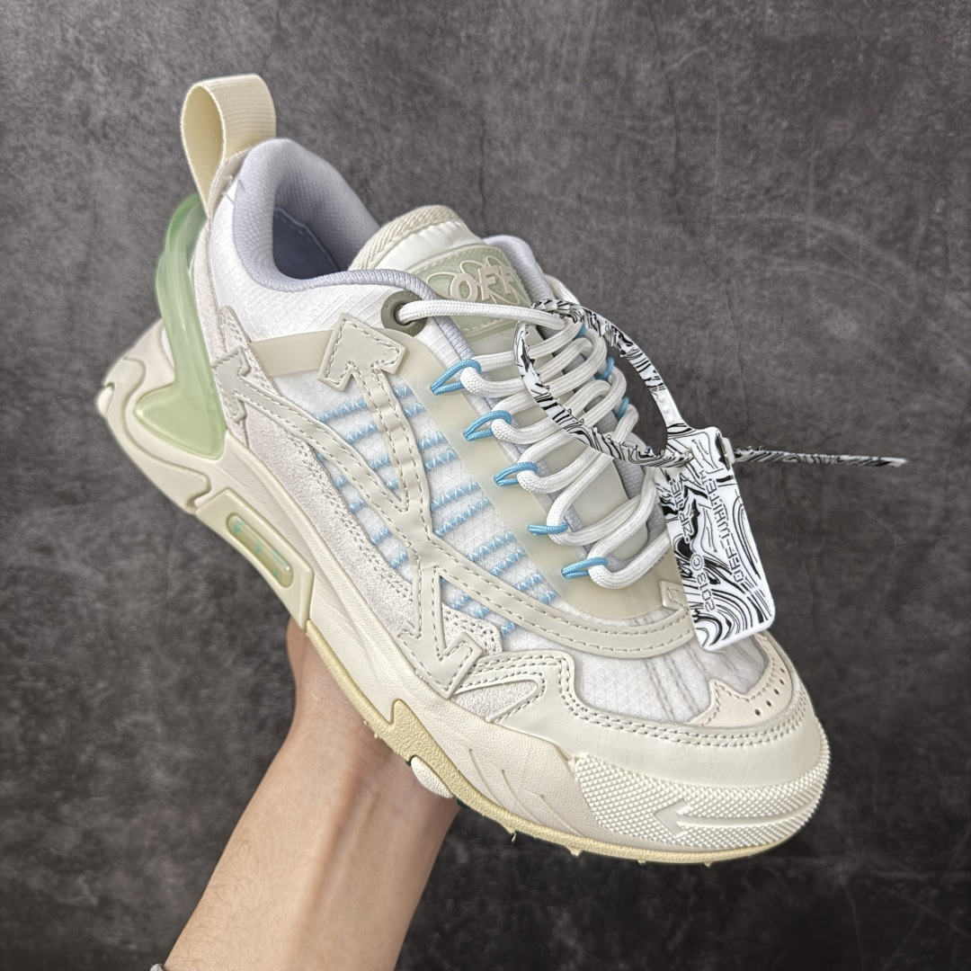 OFF-WHITE OW运动鞋 春夏走秀款球鞋 所有配件均通过定做出产正品裁片 原版比例大箭头定制网眼布