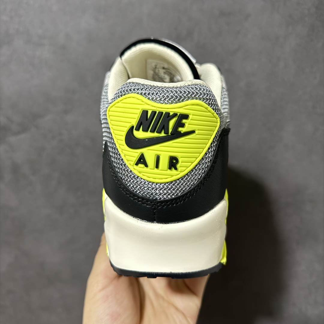 图片[4]-特价【GQ福利】外贸回流订单 Nike Air Max 90 舒适 复古 合成革减震防滑透气 低帮 休闲跑步鞋 鞋型完美复刻 原厂级别工艺 正确色卡 正确气垫蓝光 正确大底独家私模 采用进口头层牛皮拼接 货号：HF8814-001 尺码：36-45-选品中心