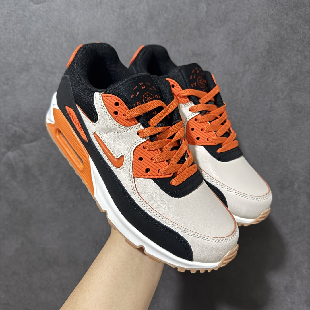 图片[7]-特价【GQ福利】外贸回流订单 Nike Air Max 90 舒适 复古 合成革减震防滑透气 低帮 休闲跑步鞋 鞋型完美复刻 原厂级别工艺 正确色卡 正确气垫蓝光 正确大底独家私模 采用进口头层牛皮拼接 货号：HF8814-001 尺码：36-45-选品中心