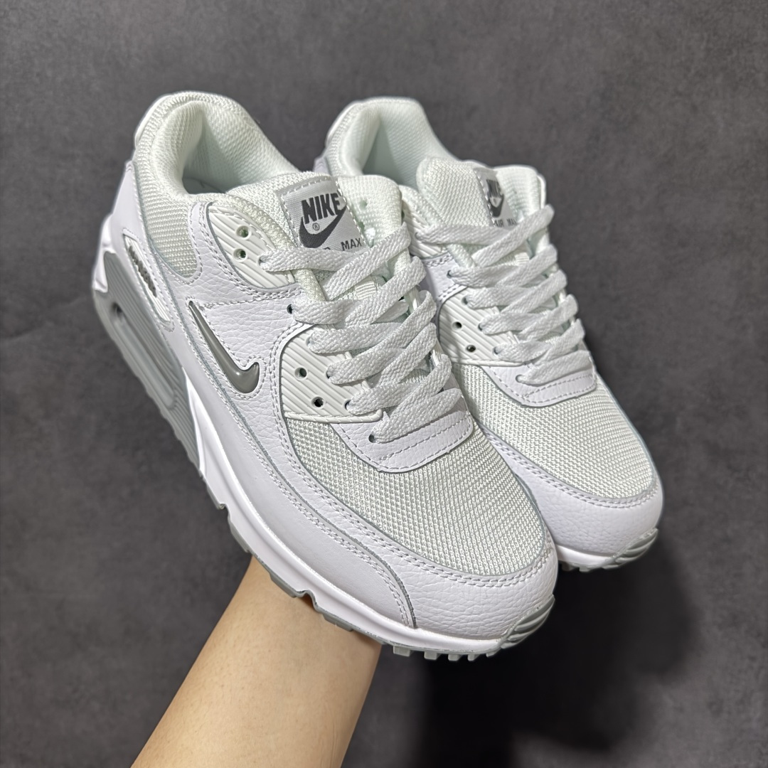 图片[2]-特价【GQ福利】外贸回流订单 Nike Air Max 90 舒适 复古 合成革减震防滑透气 低帮 休闲跑步鞋 鞋型完美复刻 原厂级别工艺 正确色卡 正确气垫蓝光 正确大底独家私模 采用进口头层牛皮拼接 货号：HF8814-001 尺码：36-45-选品中心