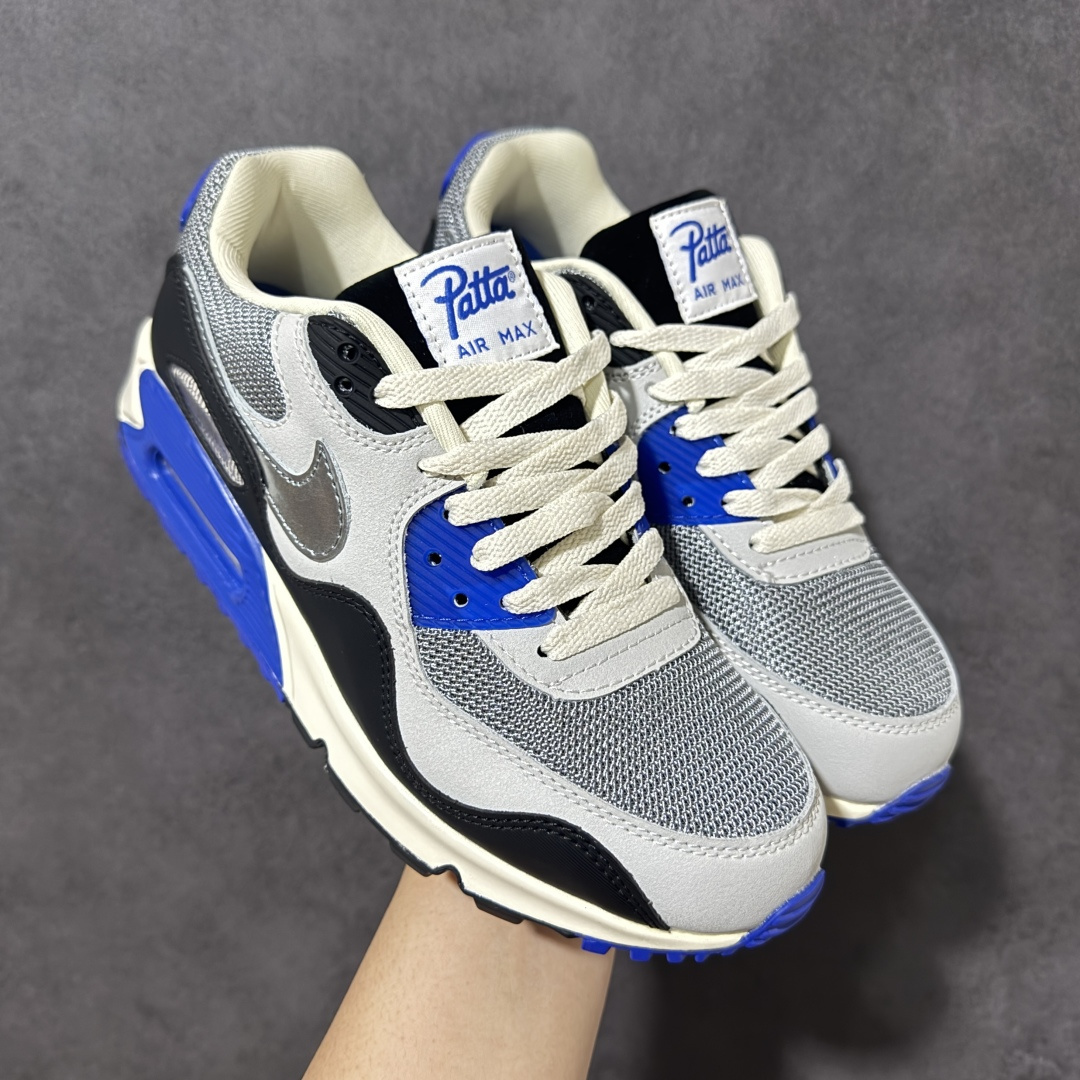图片[5]-特价【GQ福利】外贸回流订单 Nike Air Max 90 舒适 复古 合成革减震防滑透气 低帮 休闲跑步鞋 鞋型完美复刻 原厂级别工艺 正确色卡 正确气垫蓝光 正确大底独家私模 采用进口头层牛皮拼接 货号：HF8814-001 尺码：36-45-选品中心