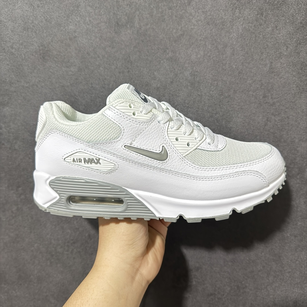 图片[2]-特价【GQ福利】外贸回流订单 Nike Air Max 90 舒适 复古 合成革减震防滑透气 低帮 休闲跑步鞋 鞋型完美复刻 原厂级别工艺 正确色卡 正确气垫蓝光 正确大底独家私模 采用进口头层牛皮拼接 货号：HF8814-001 尺码：36-45-选品中心
