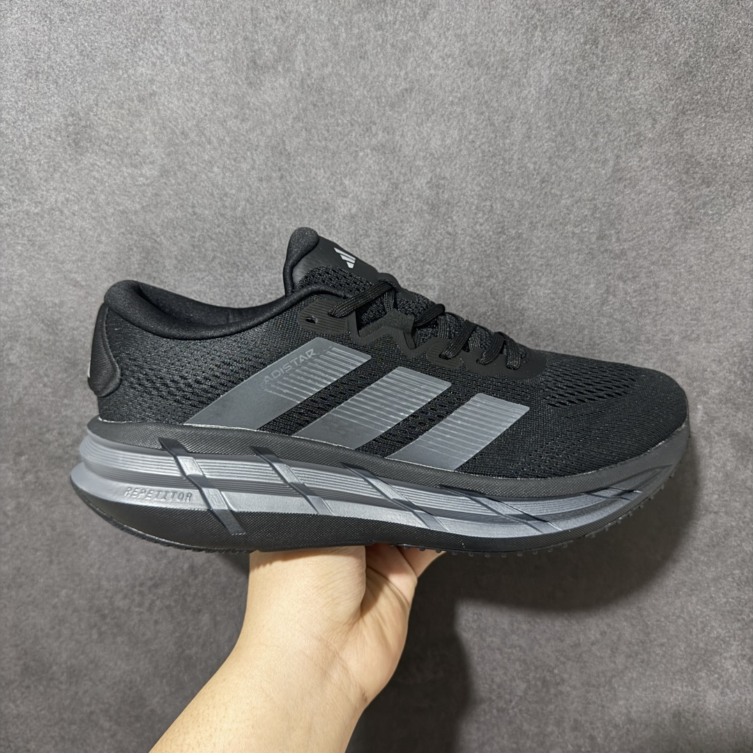 【公司级】Adidas Adistar 4 阿迪达斯 舒适时尚 网布防滑耐磨 低帮休闲跑步鞋 货号： JR0296 尺码： 40-45-选品中心
