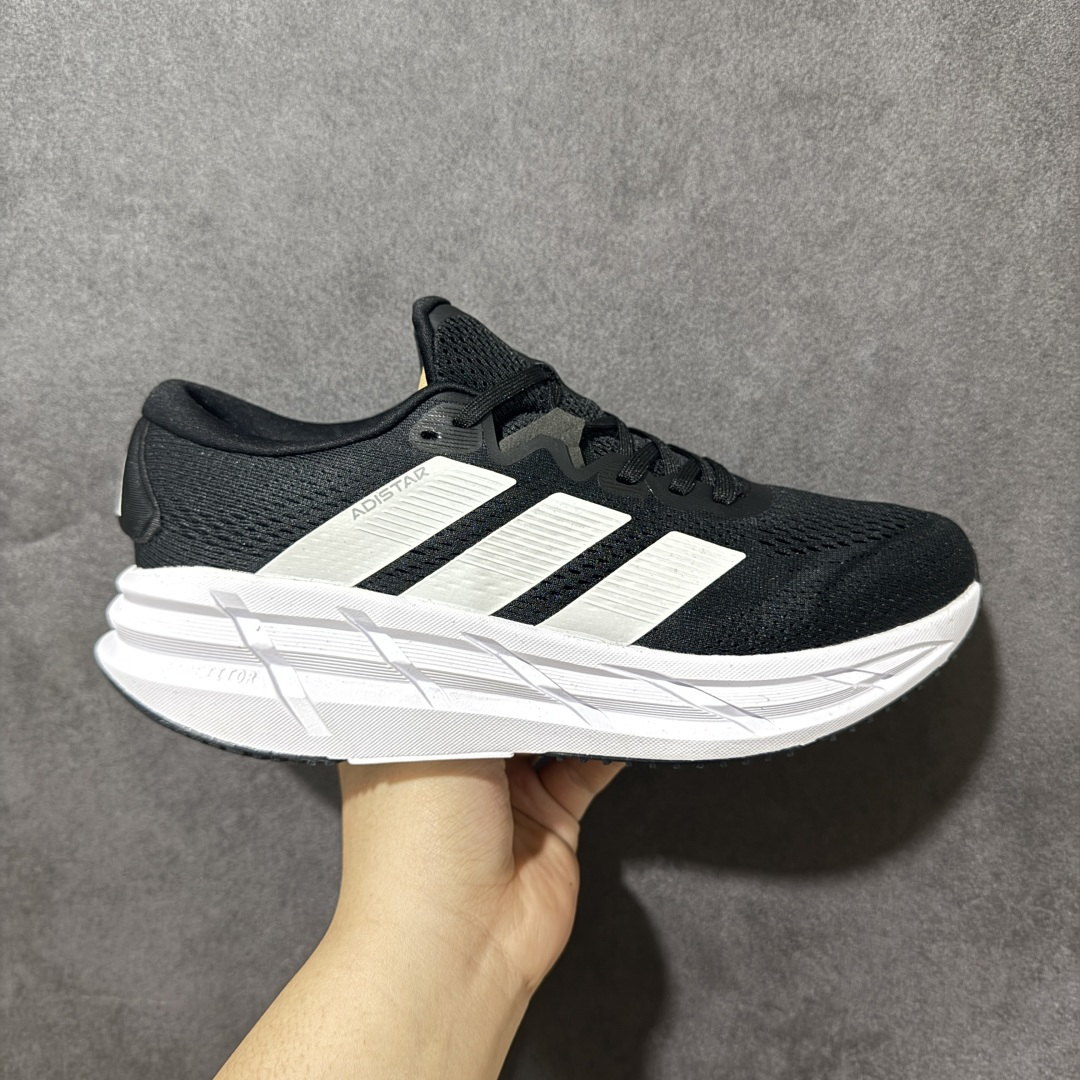 【公司级】Adidas Adistar 4 阿迪达斯 舒适时尚 网布防滑耐磨 低帮休闲跑步鞋 货号： JR0295 尺码： 40-45-选品中心