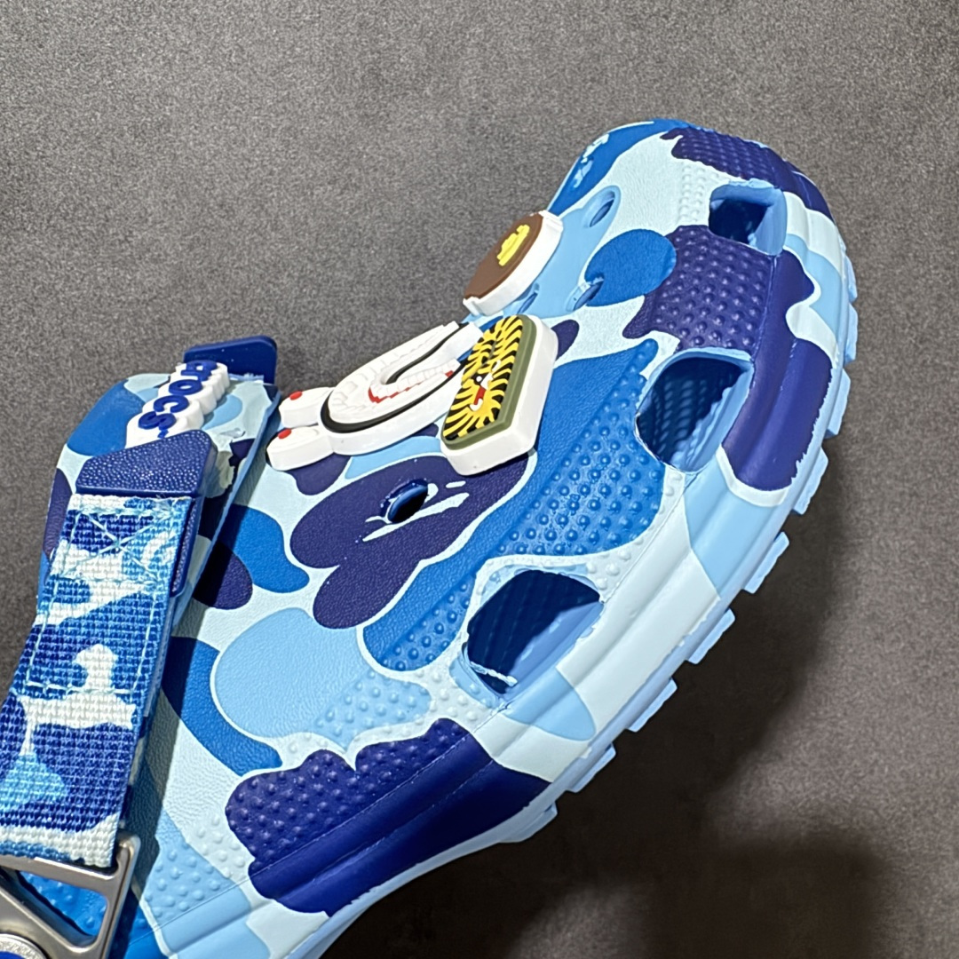 图片[7]-【莞产原厂版】BAPE x Crocs卡骆驰 洞洞鞋联名4色 东莞原厂出品，拼标过验！ 欢迎对比，顶级品质区别市面通货！ 同步官方尺码： M4=36-37（22CM） M5=37-38（23CM） M6=38-39（24CM） M7=39-40 (25CM) M8=40-41 (26CM) M9=42-43（27CM） M10=43-44（28CM） M11=45-46 （29CM）-选品中心