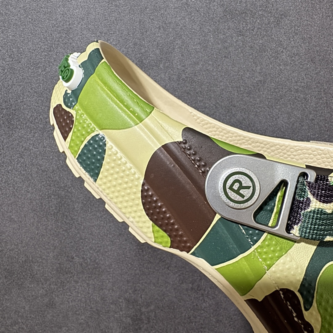 图片[8]-【莞产原厂版】BAPE x Crocs卡骆驰 洞洞鞋联名4色 东莞原厂出品，拼标过验！ 欢迎对比，顶级品质区别市面通货！ 同步官方尺码： M4=36-37（22CM） M5=37-38（23CM） M6=38-39（24CM） M7=39-40 (25CM) M8=40-41 (26CM) M9=42-43（27CM） M10=43-44（28CM） M11=45-46 （29CM）-选品中心
