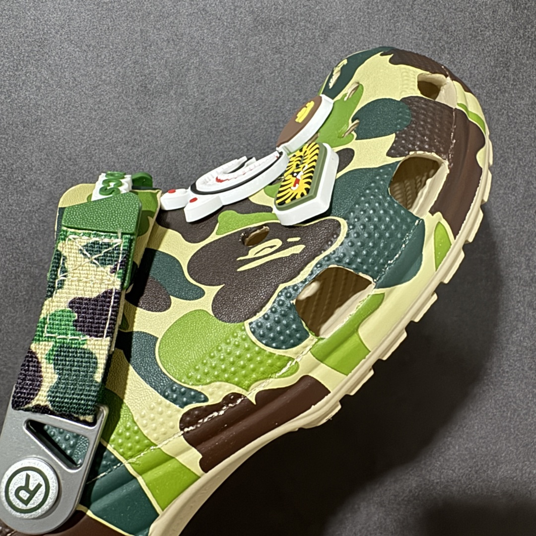 图片[7]-【莞产原厂版】BAPE x Crocs卡骆驰 洞洞鞋联名4色 东莞原厂出品，拼标过验！ 欢迎对比，顶级品质区别市面通货！ 同步官方尺码： M4=36-37（22CM） M5=37-38（23CM） M6=38-39（24CM） M7=39-40 (25CM) M8=40-41 (26CM) M9=42-43（27CM） M10=43-44（28CM） M11=45-46 （29CM）-选品中心