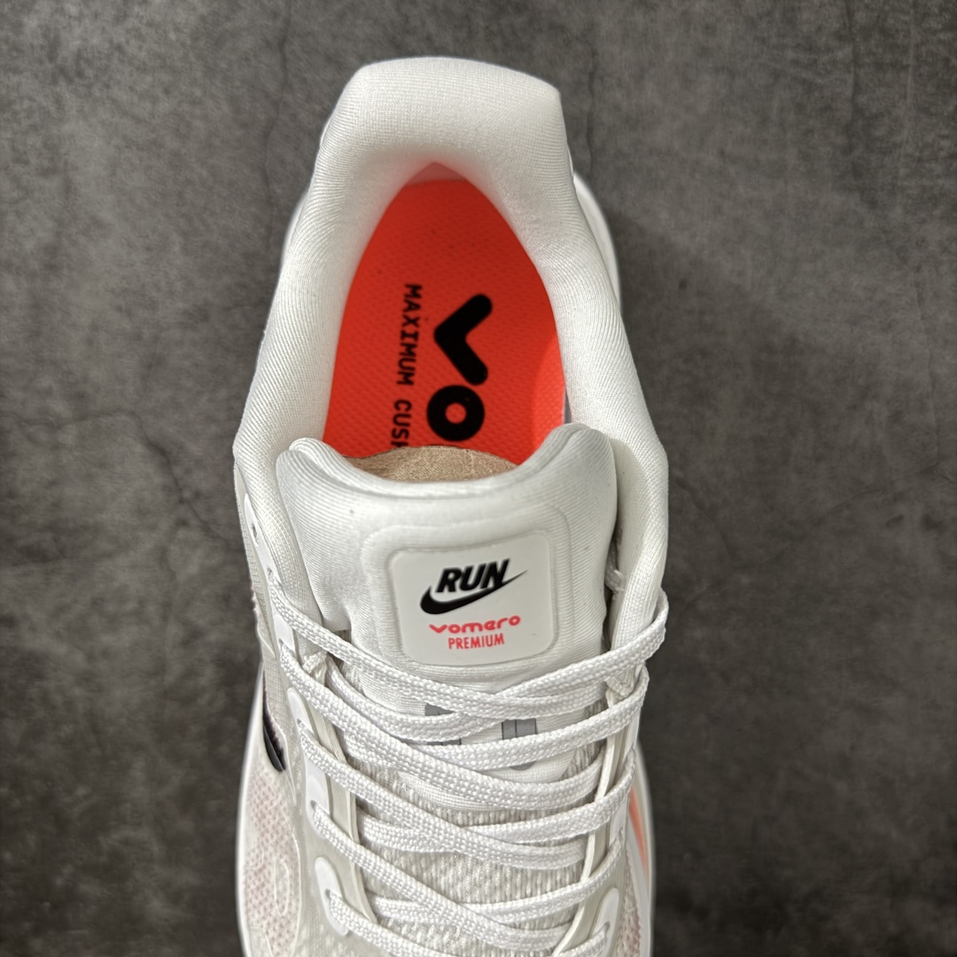 图片[8]-【公司级】Nike VOMERO PREMIUM 耐克 舒适减震防滑 低帮跑步鞋 全掌ReactX泡绵中底 前掌和后跟还配备了Air Zoom气垫单元 据说跑起来更快更舒适哦 这次最大的升级点 首次引入了ReactX泡绵 货号：HQ2050-103 尺码：36 36.5 37.5 38 38.5 39 40 40.5 41 42 42.5 43 44 45 46-选品中心