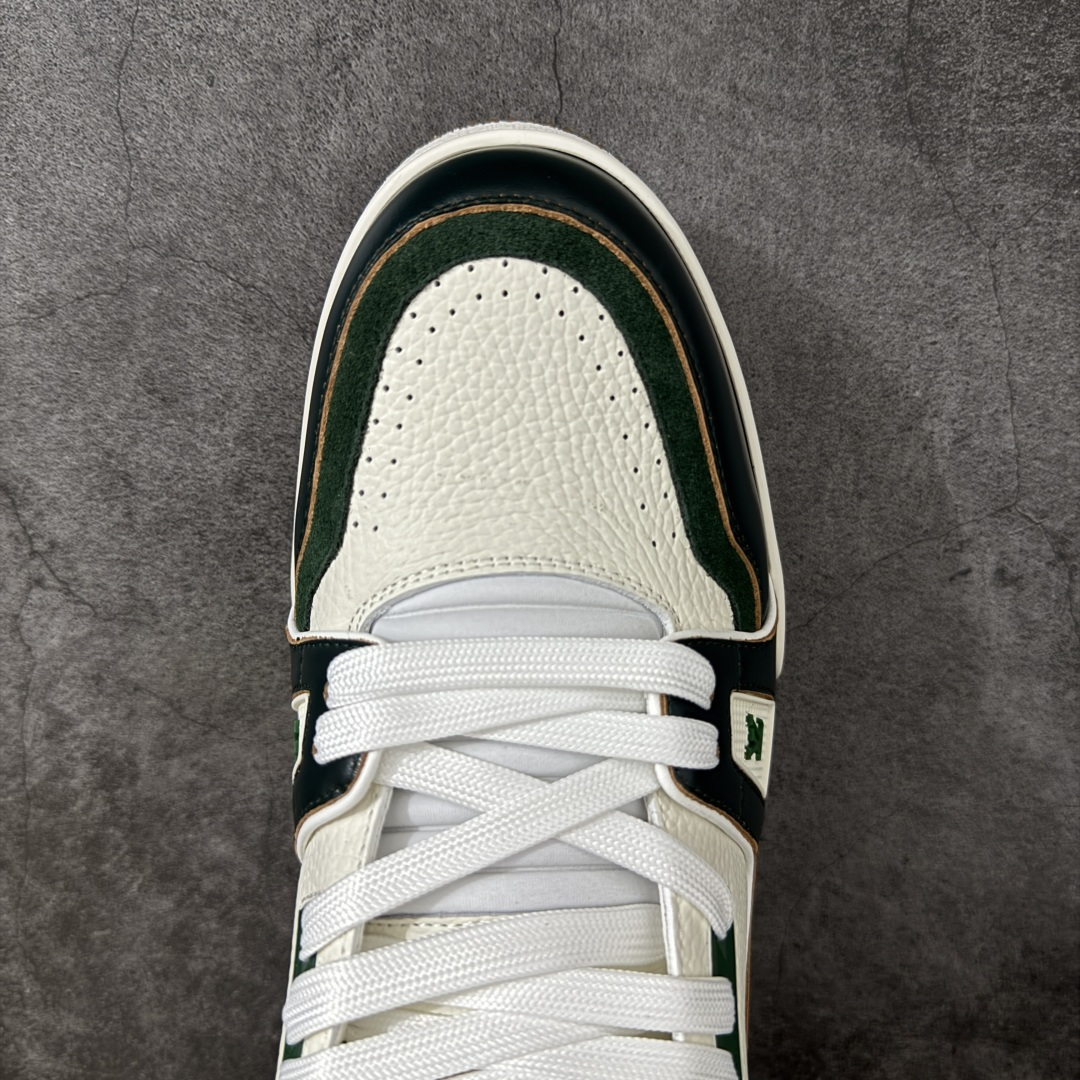 图片[5]-【广东纯原版本】LV Louis Vuitton Trainer 低帮休闲板鞋 代购级别 ZP级全套包装 原版购入历时近两个月开发打造！ 经典多拼色超好看 原版完美楦型 调试了两个月 鞋面独家订制压纹粒面小牛皮 大底TPU、模具费2w+ 质感媲美原版 垫脚聚米微料加透气英伦网布 细节原版一致 ❗️请注意区分市面通货材料 版型 包装配件 尺码： 39 40 41 42 43 44 45 46-莆田鞋