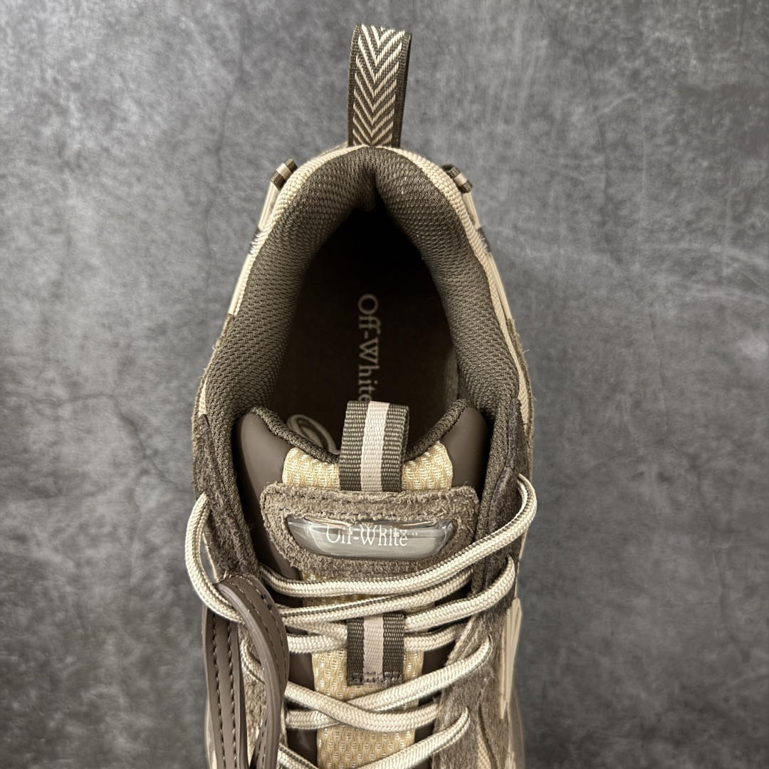图片[7]-【纯原OK版本】Off-White OW最新款跑鞋 复古休闲鞋 百分百原盒正确版 原楦原纸板数据开发 4层分离大底#鞋面采用3d立体打印和多种材料拼接而成#防滑耐磨透气性轻便跑鞋 作为曾经爆火 并且定位奢潮领域的标志性品牌 Off-White 仍需要不断更新符合当下潮流时尚的复古运动鞋款，以期收获基本盘消费者的关注 此次更新的 Off-White 新款运动鞋将经典复古老爹鞋细节设计更加夸张化 并将标志性箭头设计置于显著位置 除此之外 整个系列的色彩搭配也可谓纷繁多样 总有一款适合你 尺码：36 37 38 39 40 41 42 43 44 45 46 47-选品中心