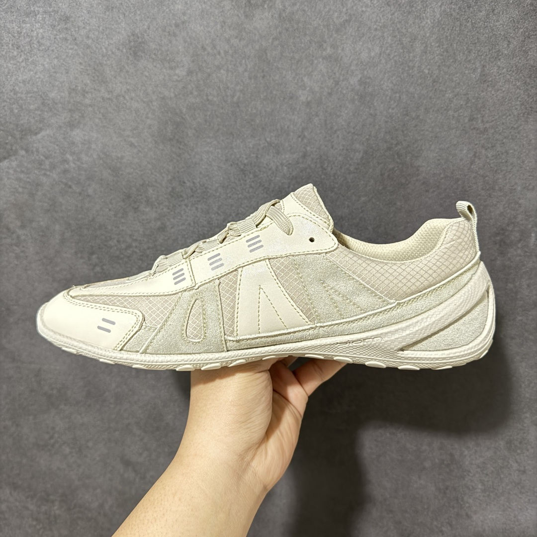 ecco爱步 BIOM LITE W 25秋舒适百搭时尚气质 低帮 生活休闲鞋 男款 砂砾灰搭配多种材质