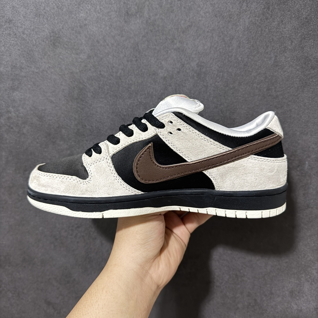 图片[2]-【公司级】Nike SB Dunk Low SB 黑棕勾 低帮休闲板鞋 货号：FZ5645-100 尺码：36 36.5 37.5 38 38.5 39 40 40.5 41 42 42.5 43 44 44.5 45 46-选品中心