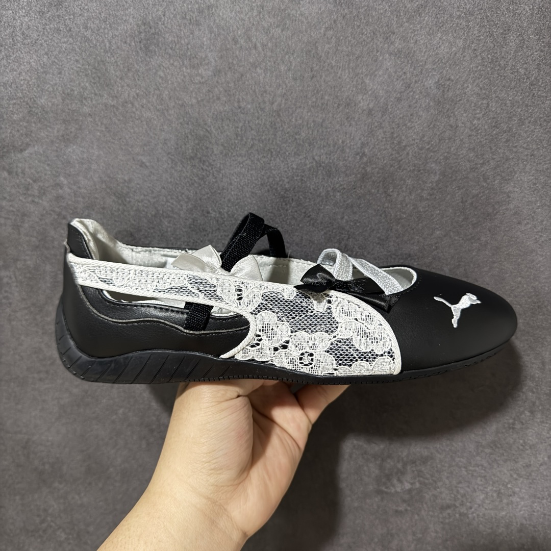 【公司级】PUMA彪马 speedcat BALLET LACE 舒适 平跟 玛丽珍鞋 黑色 货号： 408709-01 尺码： 35-45带半码-选品中心
