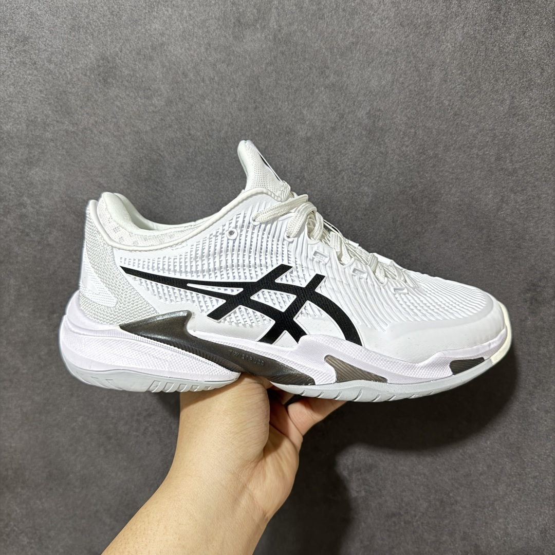 【公司级】ASICS COURT FF3 NOVAK 亚瑟士 亚瑟士网球鞋男小德球鞋 德约科维奇专业球鞋 专业跑步鞋鞋减震助弹防滑气跑步鞋 (高帮减震助弹)亚瑟士是专业的跑步鞋款 脚后跟搭载后跟稳定 将启动时的横向力化解成纵向力帮助运动员起跳 货号：1041A370-100 尺码：36 37 38 39 40 41 42 43 44 45 46 47-选品中心