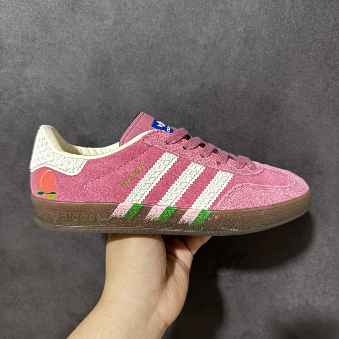 【公司级】Adidas Originals Gazelle Indoor 三叶草休闲防滑耐磨低帮板鞋 货号：IF1809 尺码：35.5 36 36.5 37 38 38.5 39.5 40 40.5 41 42 42.5 43 44 45-选品中心