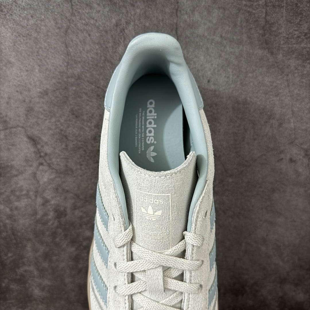 图片[8]-【正确版】阿迪达斯Adidas Gazelle Indoor Trainers 羚羊内训系列低帮复古百搭休闲运动德训风板鞋“翻毛浅抹茶绿生胶底”IH9219 男女鞋半码制 原楦原纸版开发版型 采用翻毛皮组合纤维革鞋面材质 外置RB橡胶大底 尺码：35⅔ 36 36⅔ 37⅓ 38 38⅔ 39⅓ 40 40⅔ 41⅓ 42 42⅔ 43⅓ 44 44⅔ 45-选品中心