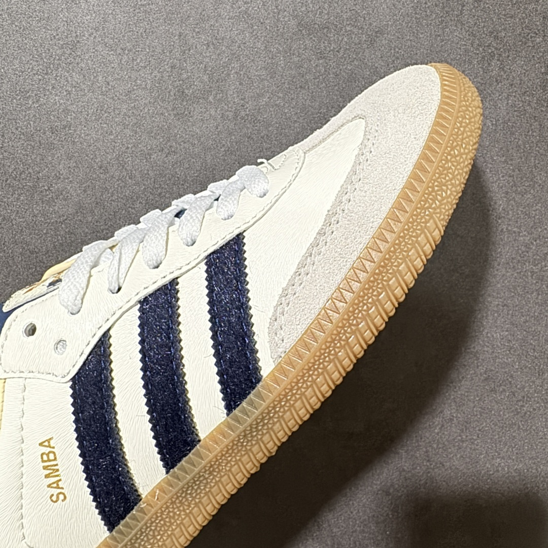 图片[7]-【公司级】阿迪达斯联乘迪士尼©Disney卡通人物/《101 忠狗》x Adidas Originals Samba OG\”101 Dalmatians Penny \”桑巴舞系列绅士德训足球风百搭低帮休闲运动板鞋“联名米白黑斑点狗生胶底”KJ5990 尺码：36 36⅔ 37⅓ 38 38⅔ 39⅓ 40 40⅔ 41⅓ 42 42⅔ 43⅓ 44 45-选品中心