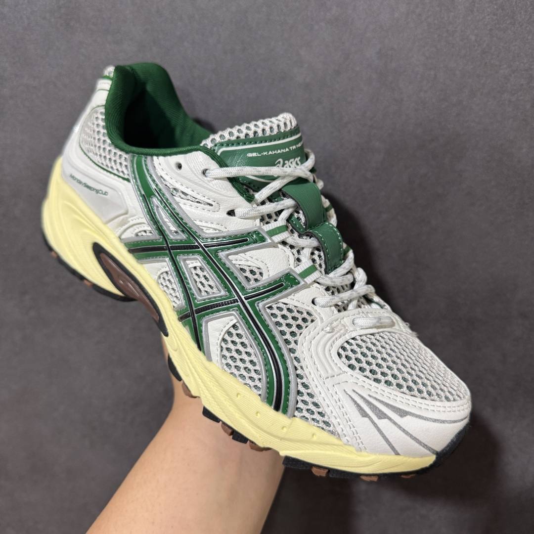 图片[3]-【公司级】Asics Gel-Kahana TR Nexus 亚瑟士复古潮流休闲运动鞋 鞋款外观设计上延续延续了KAHANA TR系列鞋型，工程网布鞋面，舒适透气 加固杯状结构后跟稳定系统，锁定足踝 轻量缓震中底，提供可靠的稳定支撑 创新性越野耳齿大底，提供多向抓地力 货号：1203B132-100 尺码：36-45带半码-选品中心