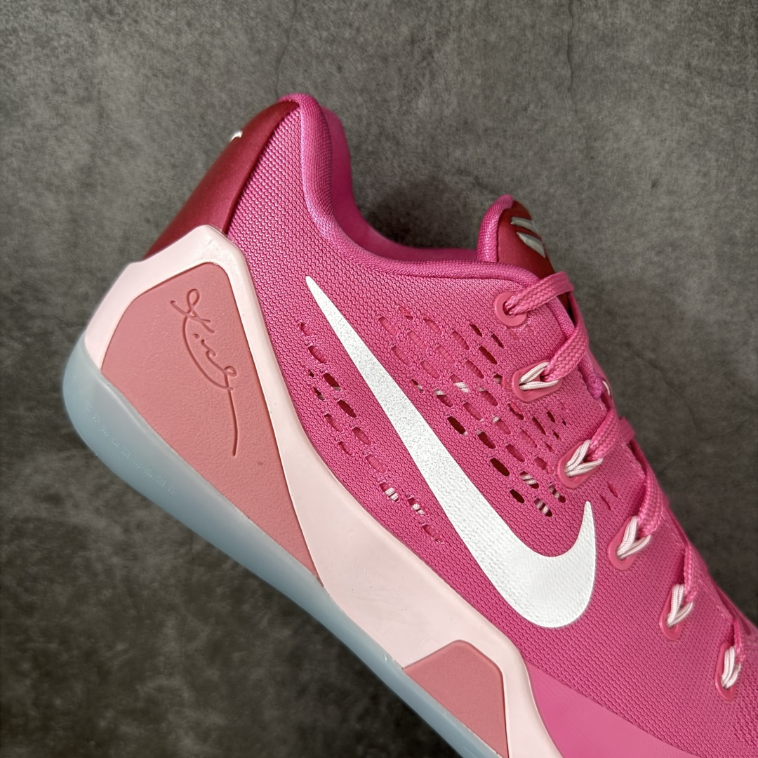 图片[7]-【GX绿x版本】Nike Kobe 9 Elite Low Protro 耐克 科比9代 低帮 乳腺癌红白 HQ4995-600 完美复刻公司货 React科技鞋垫加持 实战配置直接拉满 原楦纸板开发 鞋身流线型、后跟塑形 区分土肥圆 原厂针织鞋面一针一线匹配原版 全身鞋材卡料色独家定制 唯一万针立体刺绣SWOOSH 真实底模最大50.5 实战利器 专供海外市场 独立原厂模具 首批不拼图大几率过验 亲测已过 支持各种高强度实战 无需担心 补货周期极长 脚宽建议买大半码 科比系列前掌偏窄 支持七天无理由退换 尺码： 40 40.5 41 42 42.5 43 44 44.5 45 46 47.5 48.5-选品中心