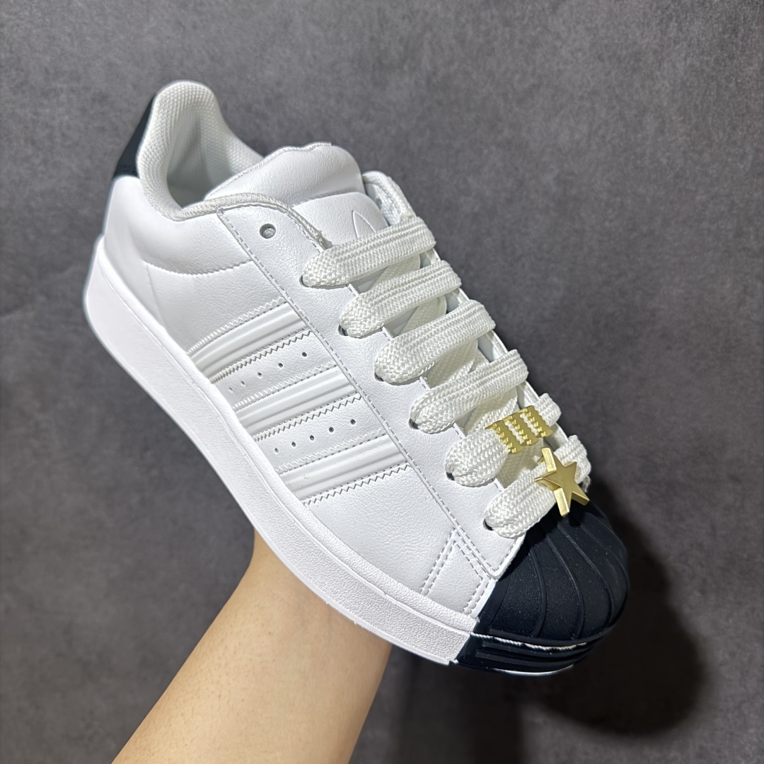 图片[3]-【公司级】Adidas Originals Superstar贝壳头系列 阿迪达斯 低帮经典百搭休闲运动板鞋 白黑IH6679 尺码：36 36.5 37 38 38.5 39 40 40.5 41 42 42.5 43 44 45-选品中心