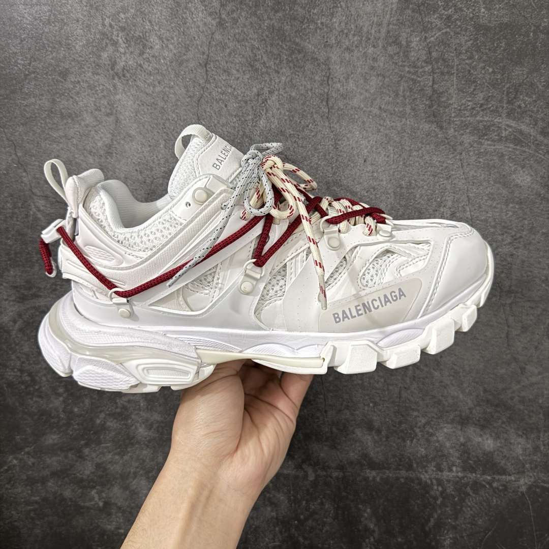 【OK纯原版本】Balenciaga 巴黎世家 Track Sneaker 巴黎世家三代绑带款 户外概念复古老爹鞋 老牌大厂OK版本出品 专柜同步包装 原装大盒 细节精准对位官方 私模组合大底 从里到外 最大尺度还原官方ZP 尺码：35 36 37 38 39 40 41 42 43 44 45 46-莆田鞋