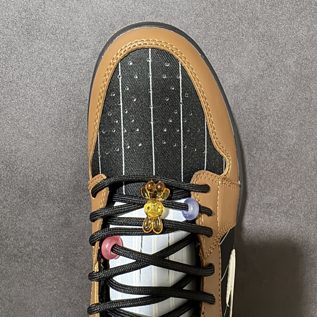 图片[5]-【K版】Air Jordan 1 Low 黑棕条纹 升级正确原装楦型开发纸版 中底注胶孔内置真Sole气垫 耐克Nike Air Jordan1 Low AJ低帮乔丹一代低帮经典复古文化休闲运动篮球鞋原鞋开模 拒绝公底 购置原厂同步原材料 都有细节还原98%原汁原味忠于原版 货号：IR7560 010 尺码：36 36.5 37.5 38 38.5 39 40 40.5 41 42 42.5 43 44 45 46-莆田鞋