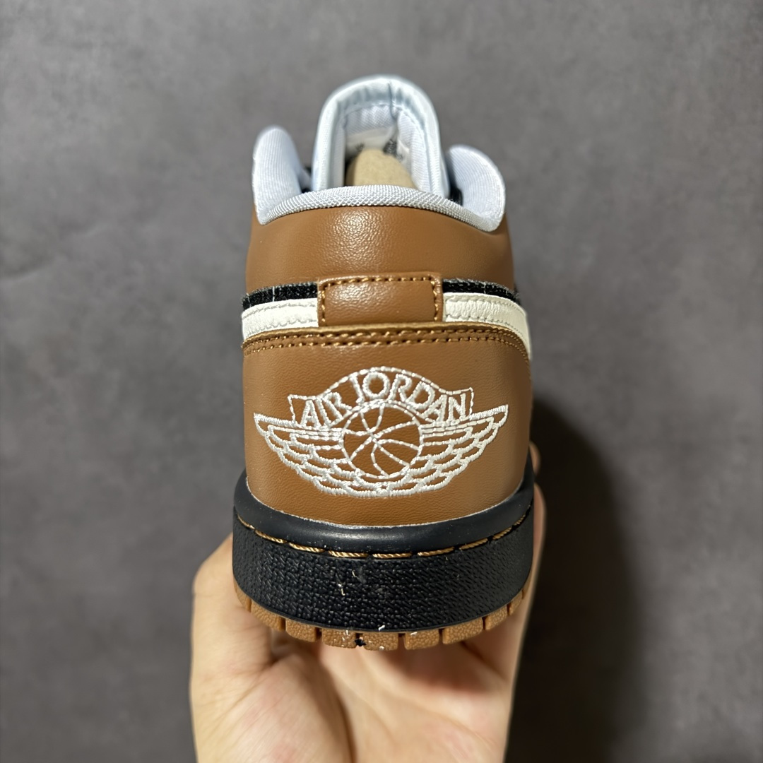 图片[4]-【K版】Air Jordan 1 Low 黑棕条纹 升级正确原装楦型开发纸版 中底注胶孔内置真Sole气垫 耐克Nike Air Jordan1 Low AJ低帮乔丹一代低帮经典复古文化休闲运动篮球鞋原鞋开模 拒绝公底 购置原厂同步原材料 都有细节还原98%原汁原味忠于原版 货号：IR7560 010 尺码：36 36.5 37.5 38 38.5 39 40 40.5 41 42 42.5 43 44 45 46-莆田鞋