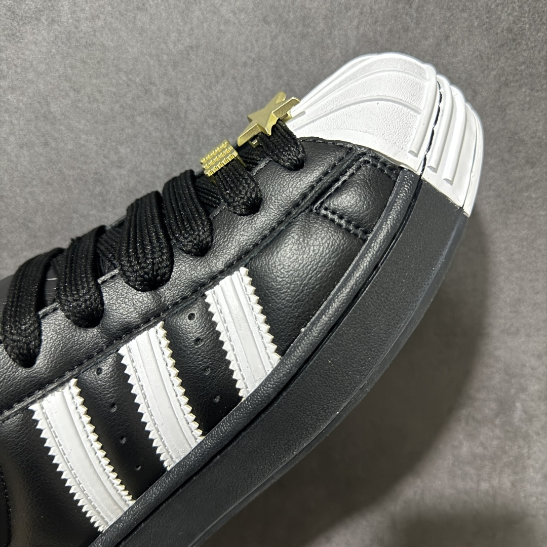 图片[8]-【公司级】Adidas Superstar 2 ST 贝壳头3.0低帮休闲面包鞋  #头层牛皮的胖版贝壳头 填充超饱满的面包鞋身 包裹感超棒 标志性贝壳头做了加宽设计 防撞耐造 货号：JR7444  尺码：36 36 36.5 37 38 38.5 39 40 40.5 41 42 42.5 43 44 44.5 45-选品中心