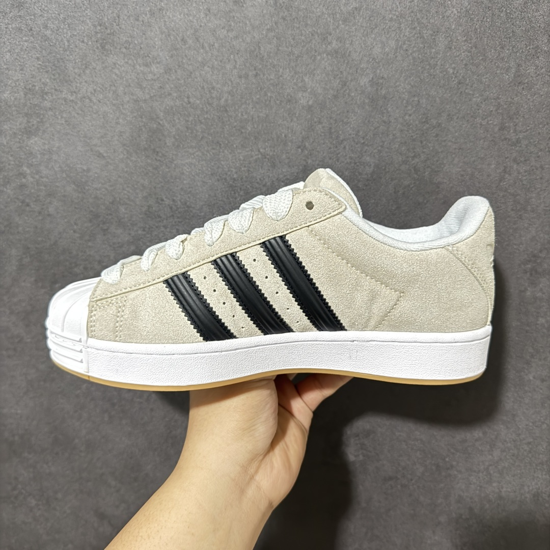 图片[2]-【GX版】adidas originals Superstar ST 舒适贴合 板鞋 男女款 灰黑色贝壳头系列低帮经典百搭休闲运动板鞋 货号：KI3511 尺码：35 36 36.5 37 38 38.5 39 40 40.5 41 42 42.5 43 44 45-选品中心