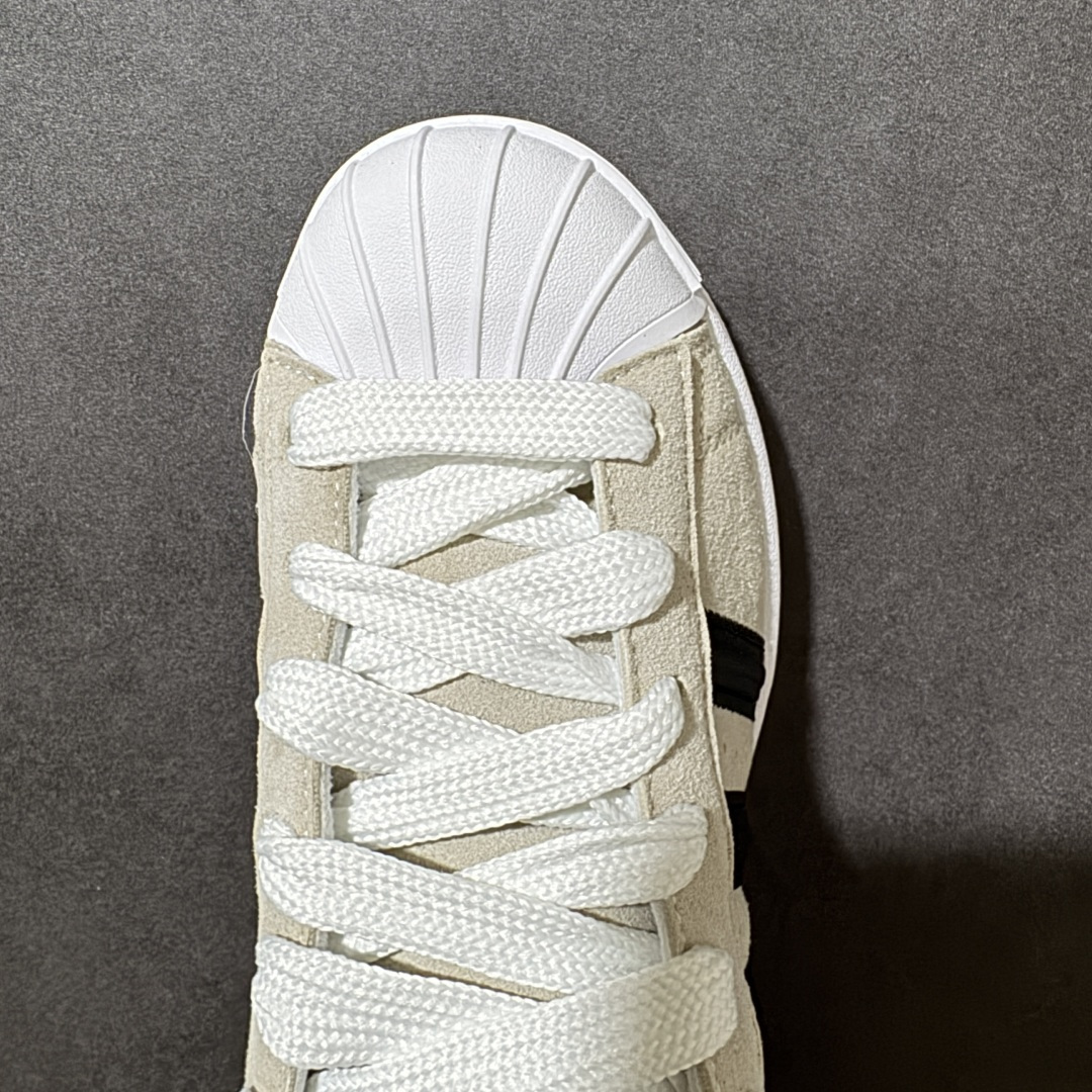 图片[5]-【GX版】adidas originals Superstar ST 舒适贴合 板鞋 男女款 灰黑色贝壳头系列低帮经典百搭休闲运动板鞋 货号：KI3511 尺码：35 36 36.5 37 38 38.5 39 40 40.5 41 42 42.5 43 44 45-选品中心