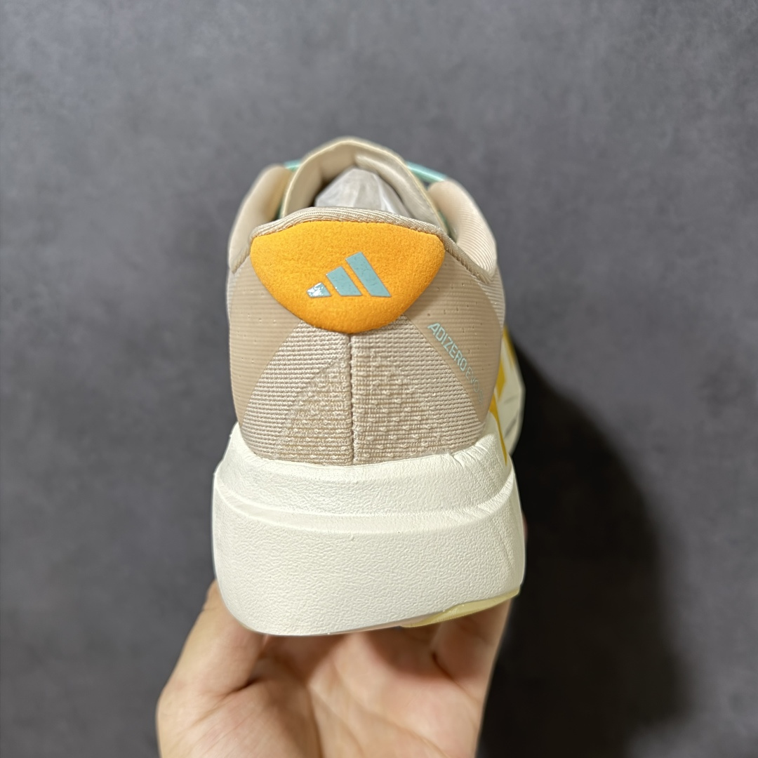 图片[4]-【TD版本】Adidas Adizero Evo SL 阿迪超轻透气缓震跑鞋  整体外观造型与adiZero Adios Pro EVO 1非常相似 中底配置方面搭载全掌Lightstrike Pro 鞋面采用透气网面示人 契合日常训练鞋的定位 更加耐用 外底给到了马牌橡胶 及上代竞速旗舰adidas Adizero Adios Pro 3区域分布 货号： JQ2799  尺码：36 36.5 37.5 38 38.5 39 40 40.5 41 42 42.5 43 44 45-选品中心