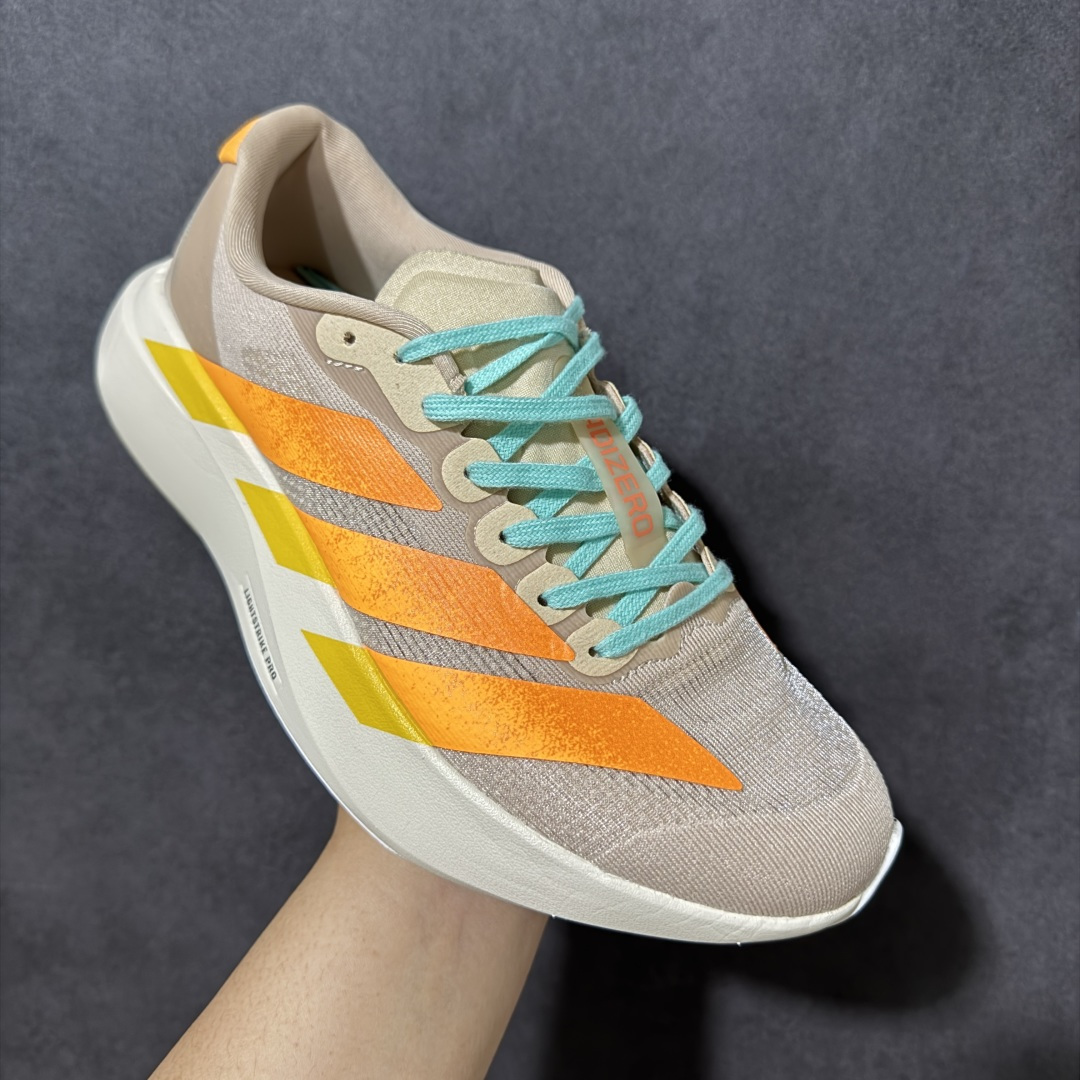 图片[3]-【TD版本】Adidas Adizero Evo SL 阿迪超轻透气缓震跑鞋  整体外观造型与adiZero Adios Pro EVO 1非常相似 中底配置方面搭载全掌Lightstrike Pro 鞋面采用透气网面示人 契合日常训练鞋的定位 更加耐用 外底给到了马牌橡胶 及上代竞速旗舰adidas Adizero Adios Pro 3区域分布 货号： JQ2799  尺码：36 36.5 37.5 38 38.5 39 40 40.5 41 42 42.5 43 44 45-选品中心