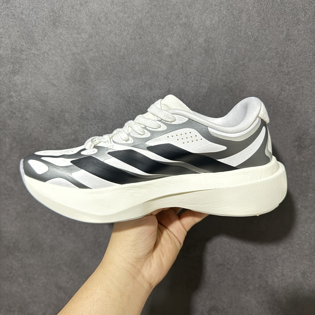 图片[2]-【TD版本】阿迪达斯 ADIDAS ADIZERO EVO SL 运动舒适防滑耐磨 低帮跑步鞋 内置碳板 阿迪达斯革新力作!「破纪录轻跑鞋」adiZero Adios Pro EVO 极致轻盈的Lightweight Upper设计,带来近乎裸足的舒适体验。中底采用尖端科技，Lightstrike Pro材料经过精细调校，实现卓越缓震与轻量化的完美结合。 货号： KI4763 尺码： 35-46-选品中心
