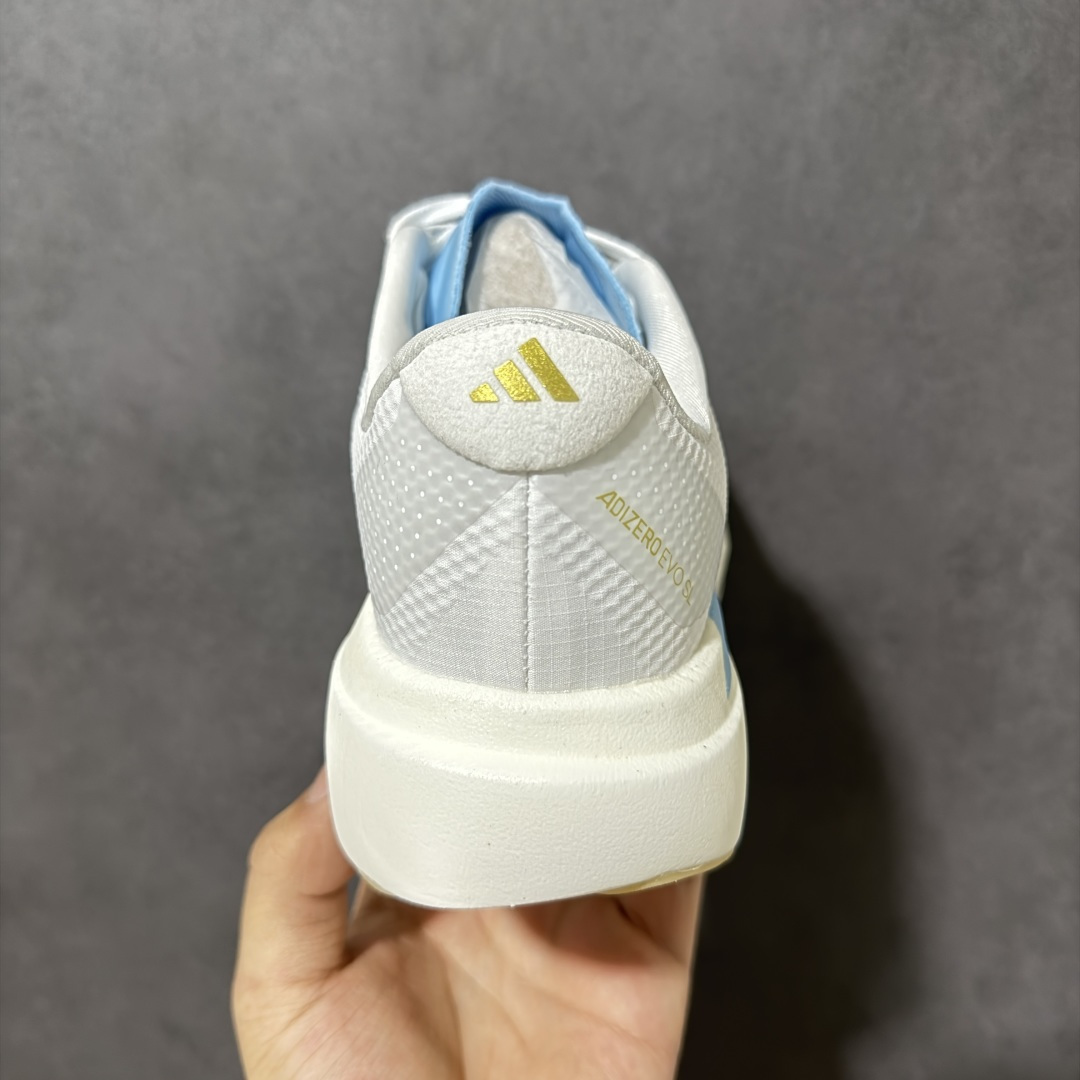图片[4]-【TD版本】Adidas Adizero Evo SL 2 阿迪超轻透气缓震跑鞋 #以令人难以置信的138克重量，刷新了跑鞋轻量化的记录，阿迪在材料科学和工艺技术上的深厚积累。 #全新鞋款采用Lightweight Upper材料，让穿着者几乎能够体验到一种\”裸足\”的感觉 货号： JQ4527 尺码：35 36 36.5 37 38 38.5 39 40 40.5 41 42 42.5 43 44 44.5 45-选品中心