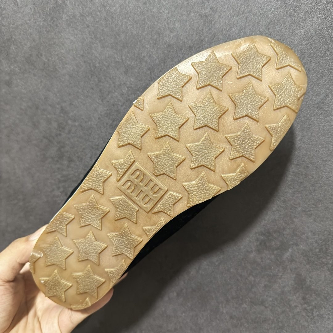 图片[9]-【公司级】MiuMiu Plume 缪缪平底系带薄底低帮生活休闲德训鞋 货号：5E114E  尺码：36 36.5 37 37.5 38 38.5 39 39.5 40 41 42 42.5 43 44 44.5 45-选品中心