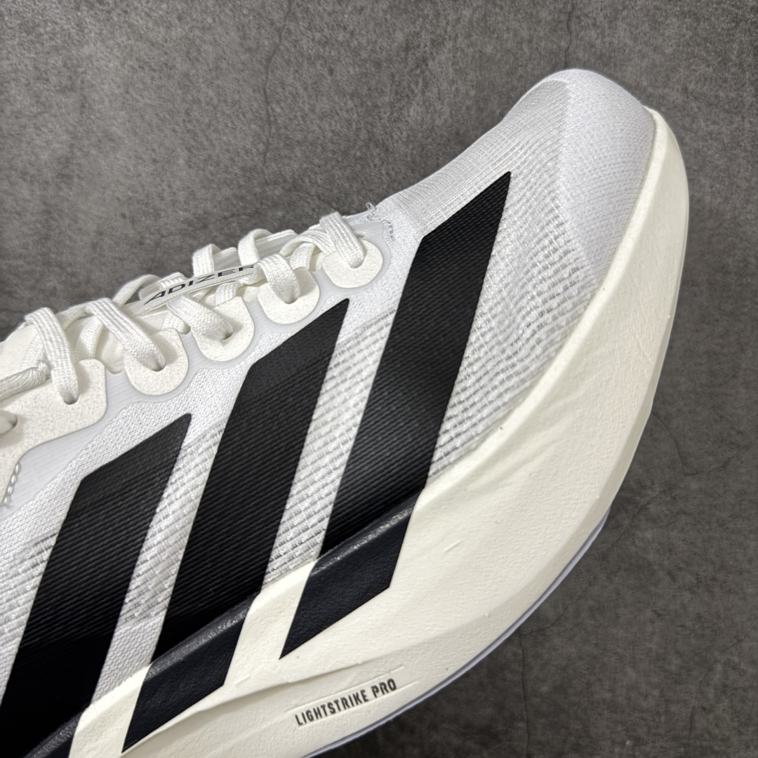 Adidas Adizero EVO SL 马拉松竞速专业跑鞋 市场最强版出货原材料 内置碳板原厂网纱潮