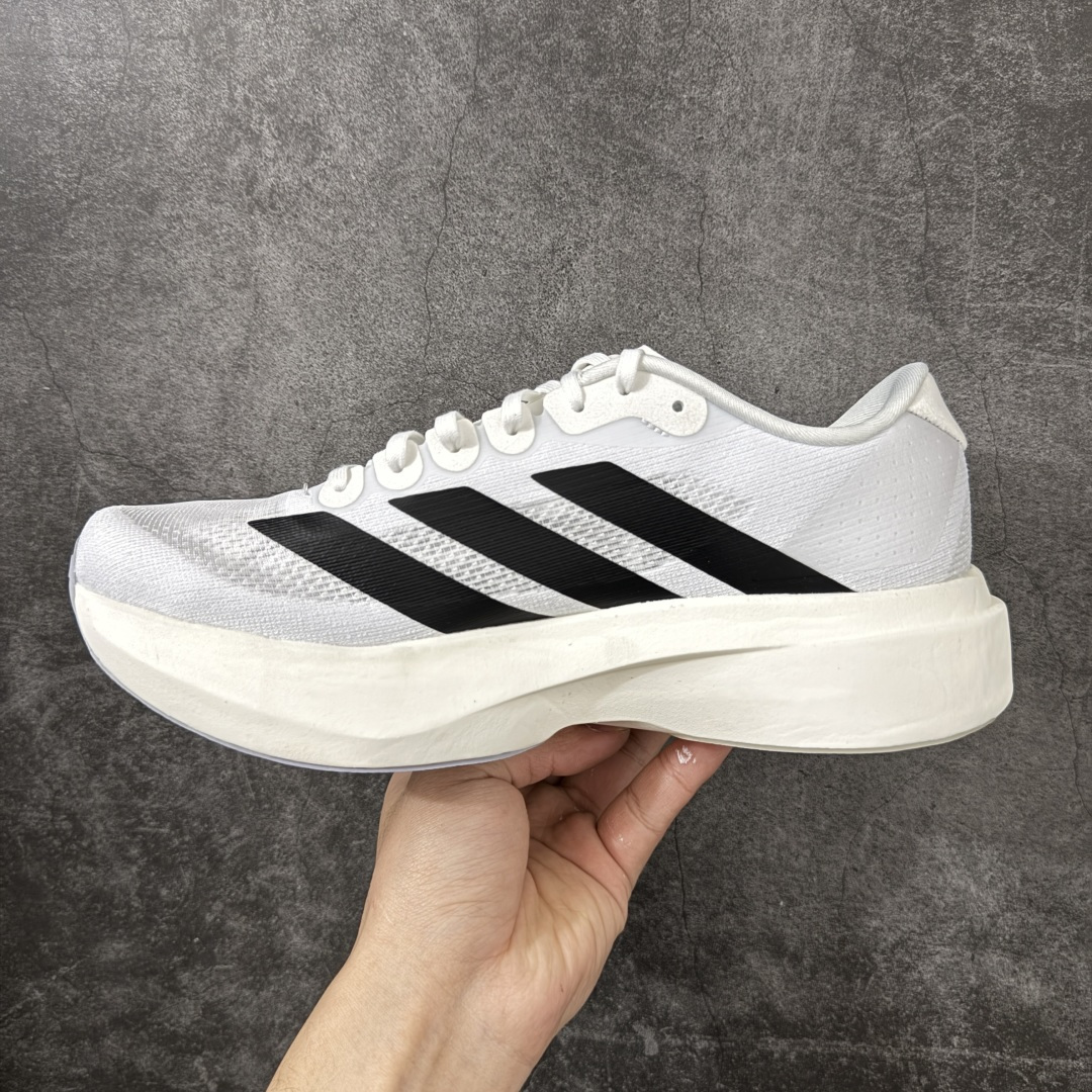 Adidas Adizero EVO SL 马拉松竞速专业跑鞋 市场最强版出货原材料 内置碳板原厂网纱潮