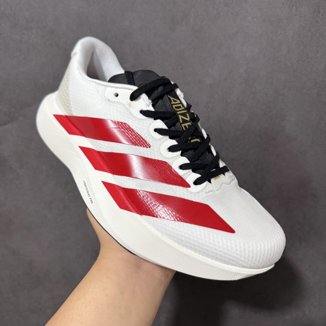 图片[3]-【公司级】Adidas Adizero Pro Evo SL 阿迪达斯 舒适百搭防滑耐磨 低帮 休闲跑步鞋 中底配置方面搭载全掌Lightstrike Pro 鞋面采用透气网面 契合日常训练鞋的定位 外底给到了橡胶 更加防滑耐磨 货号：KJ6172 尺码：36 36.5 37 38 38.5 39 40 40.5 41 42 42.5 43 44 45-选品中心
