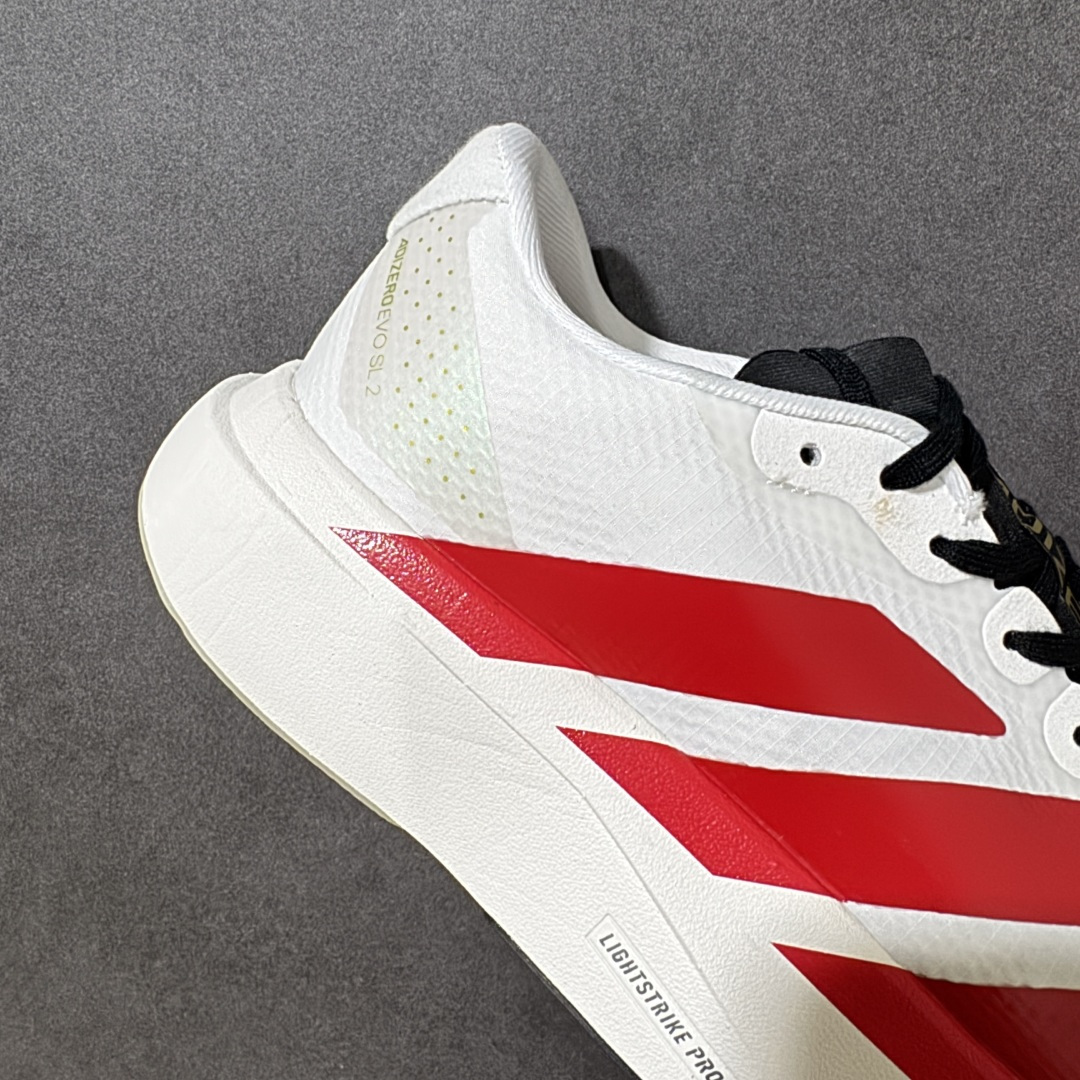 图片[7]-【公司级】Adidas Adizero Pro Evo SL 阿迪达斯 舒适百搭防滑耐磨 低帮 休闲跑步鞋 中底配置方面搭载全掌Lightstrike Pro 鞋面采用透气网面 契合日常训练鞋的定位 外底给到了橡胶 更加防滑耐磨 货号：KJ6172 尺码：36 36.5 37 38 38.5 39 40 40.5 41 42 42.5 43 44 45-选品中心