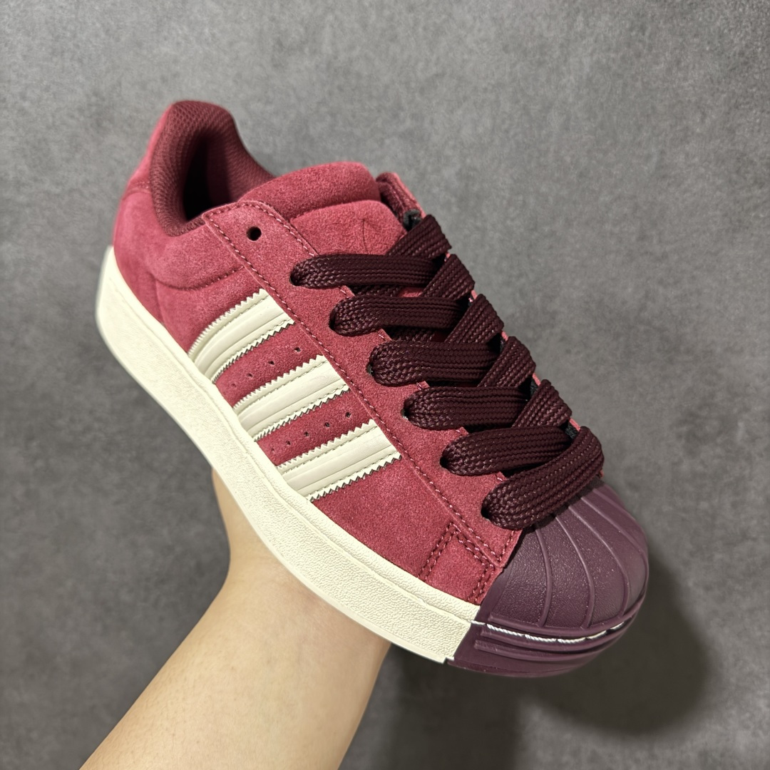 图片[3]-【公司级】Adidas Originals SUPERSTAR ST 增高厚底 渠道正品订单 诠释市场最高工艺水平 贝壳头经典小白板鞋 专柜上架同步配色 全鞋进口头层皮料打造。区别市面普通真标版本，进出专柜无压力 货号：KI3563 尺码：35 36 36.5 37.5 38 38.5 39 40 40.5 41 42 42.5 43 44 45-选品中心