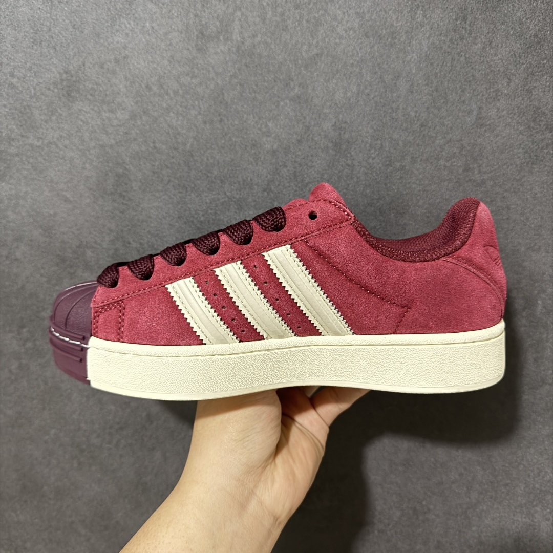图片[2]-【公司级】Adidas Originals SUPERSTAR ST 增高厚底 渠道正品订单 诠释市场最高工艺水平 贝壳头经典小白板鞋 专柜上架同步配色 全鞋进口头层皮料打造。区别市面普通真标版本，进出专柜无压力 货号：KI3563 尺码：35 36 36.5 37.5 38 38.5 39 40 40.5 41 42 42.5 43 44 45-选品中心