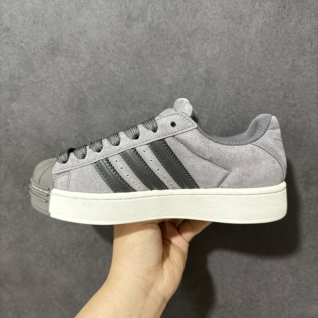 图片[2]-【公司级】Adidas Originals SUPERSTAR ST 增高厚底 渠道正品订单 诠释市场最高工艺水平 贝壳头经典小白板鞋 专柜上架同步配色 全鞋进口头层皮料打造。区别市面普通真标版本，进出专柜无压力 货号：KI3564 尺码：35 36 36.5 37.5 38 38.5 39 40 40.5 41 42 42.5 43 44 45-选品中心