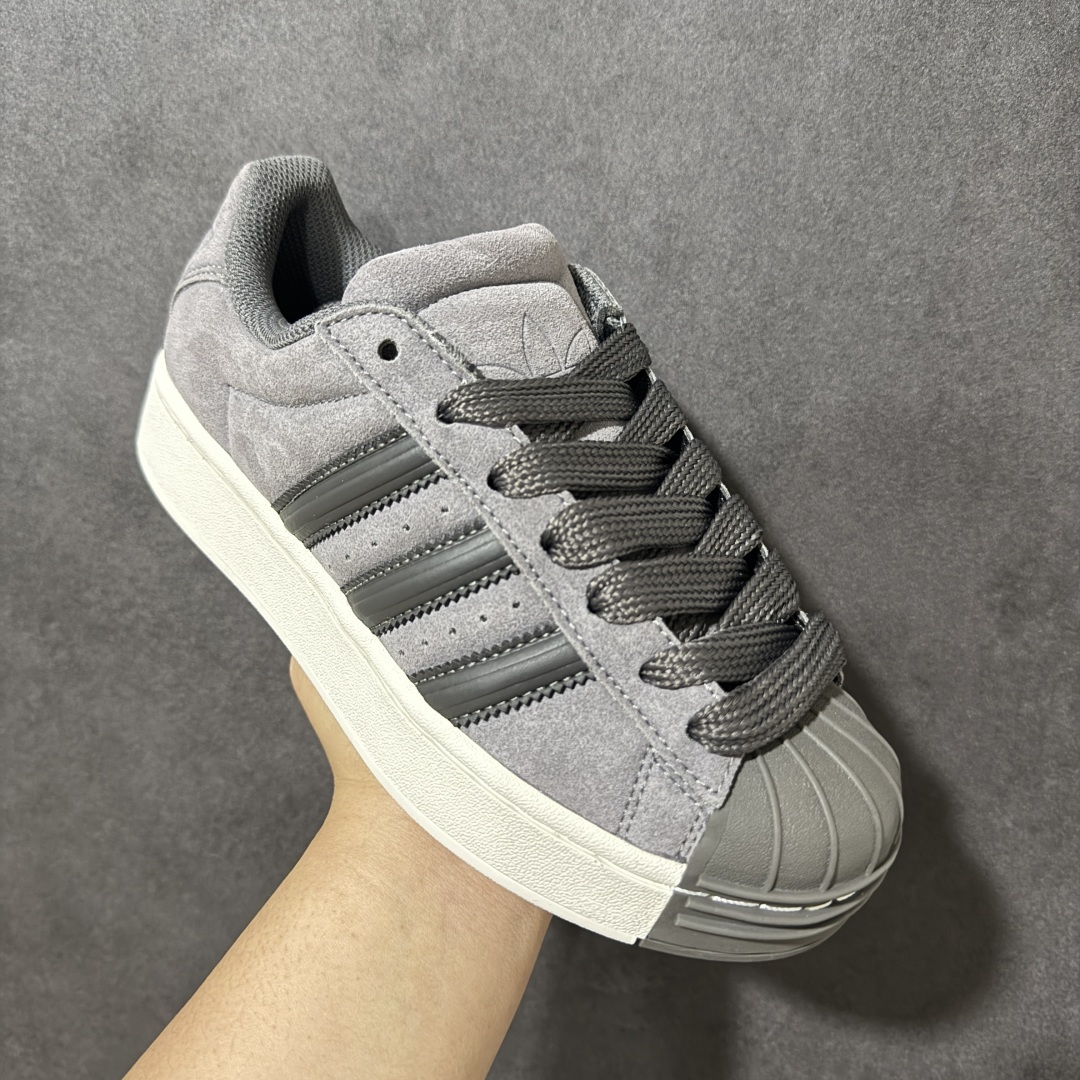 图片[3]-【公司级】Adidas Originals SUPERSTAR ST 增高厚底 渠道正品订单 诠释市场最高工艺水平 贝壳头经典小白板鞋 专柜上架同步配色 全鞋进口头层皮料打造。区别市面普通真标版本，进出专柜无压力 货号：KI3564 尺码：35 36 36.5 37.5 38 38.5 39 40 40.5 41 42 42.5 43 44 45-选品中心