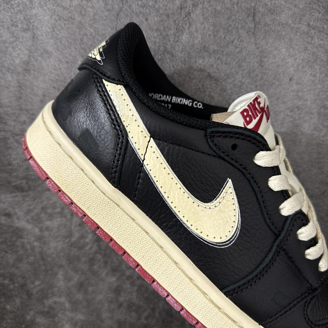 图片[7]-【DT版本】Nigel Sylvester x Air Jordan 1 Low OG Nitro \”Better With Time\” 低帮 黑白红 AJ1低邦 白黑红 尿渍2.0 男女同款 乔丹篮球鞋系列 IB8958-001 全新og系列出货 国内一线头部知名大厂出品 高端外贸零售专供品质 原鞋原楦头纸板开发 原厂气垫 原厂竖纹防尘纸 极致一眼正品既视感 整体楦型最大限度还原公司正品 尺码：40 40.5 41 42 42.5 43 44 44.5 45 46 47.5-选品中心