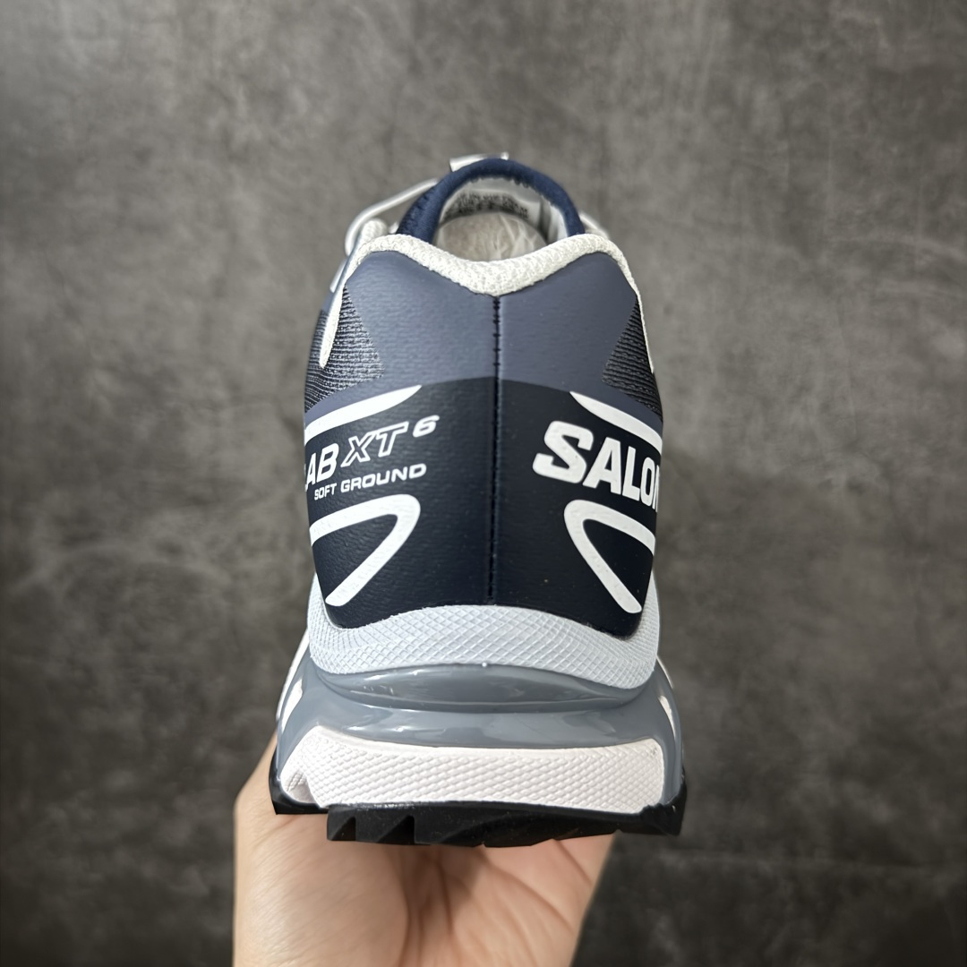 图片[4]-【纯原W1版】 Salomon XT-6 Expanse 一代 萨洛蒙复古潮流户外机能登山跑鞋 478640 纯原外贸平台特供订单 耗时半年巨作 全套原纸板楦头开发 原厂特供网布配套加持 确保原汁原味 完美呈现版型 原档数据独家私模五层组合大底 原装Ortholite轻量化鞋垫 中底布带钢印编号 原厂TPU锁扣 进口港宝加持 后跟自然饱满 还原公司包裹性 鞋面以“锯齿”状的包裹系统呈现 在基色底之下加入了各种色点缀 将公司的最新技术和时尚前卫的造型融入耐用的长跑款式中 鞋面由 TPU 薄膜制成 并焊接在高耐磨网眼上 使其既时尚又坚固 由 ACS底盘支撑 可增强稳定性和支撑力 以及由橡胶凸耳 Contragrip外底覆盖的 EVA 缓冲中底 旨在应对崎岖的地形 鞋舌上的彩色Salomon 标签、Quicklace 系统以及鞋头、鞋舌和鞋跟上的附加品牌使细节更加完美 让穿着者可以轻松驾驭户外与通勤下的任何运动生活场景 无缝鞋身户外随意纵横 颜值与脚感兼备 出街通勤 绝对非常吸睛 你值得拥有 尺码：36 36.5 37.5 38 38.5 39 40 40.5 41 42 42.5 43 44 44.5 45-选品中心
